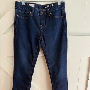 GAP Women’s Dark Blue Real Straight Jeans 29R Classic Modern Chic